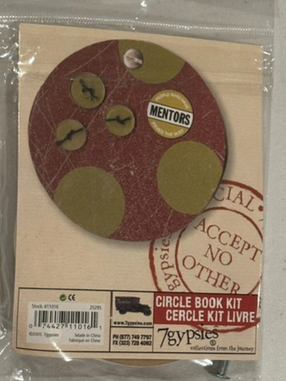 NEW 7Gypsies Circle Book Kit #11016